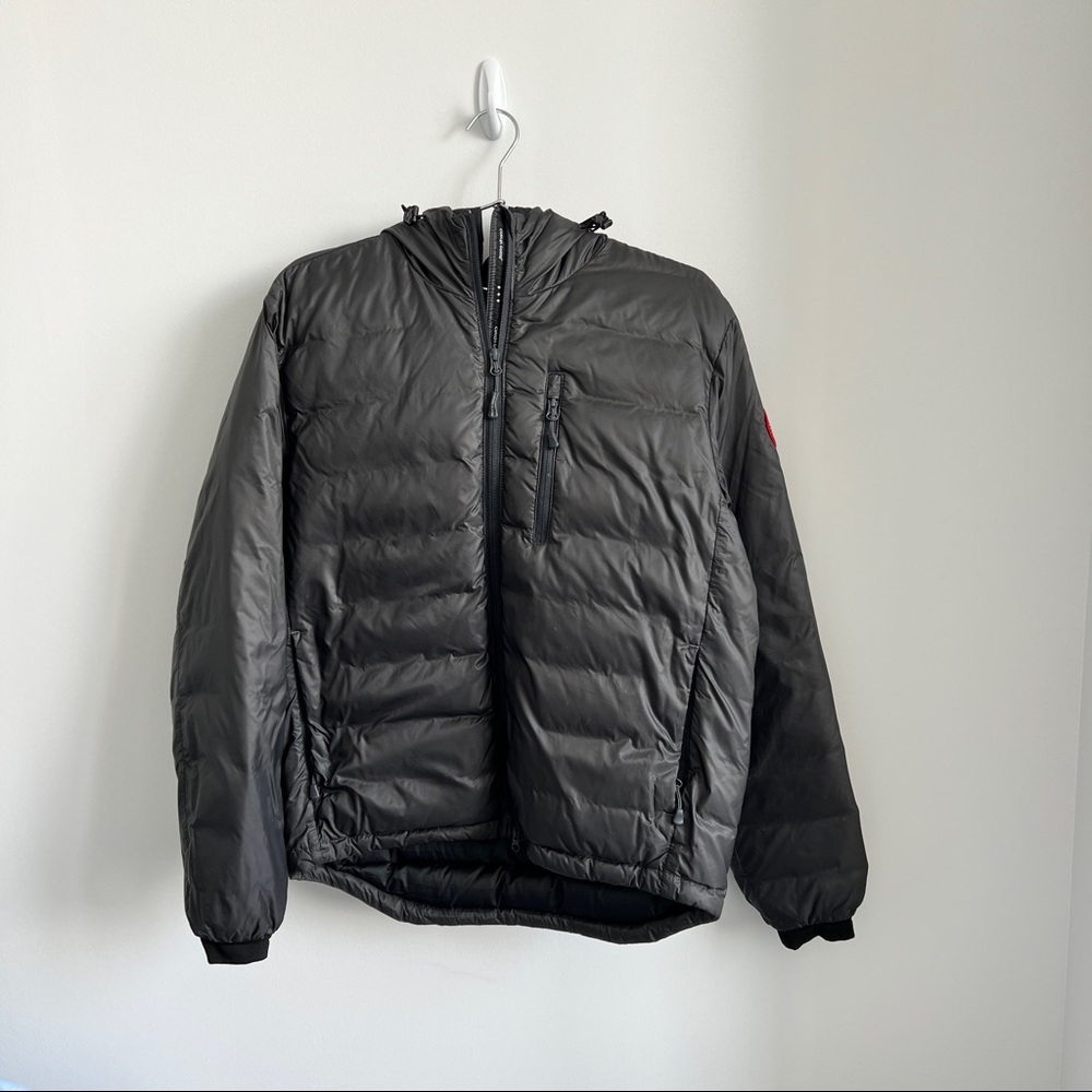 Canada Goose Men’s Hooded Jacket, Graphite, Medium